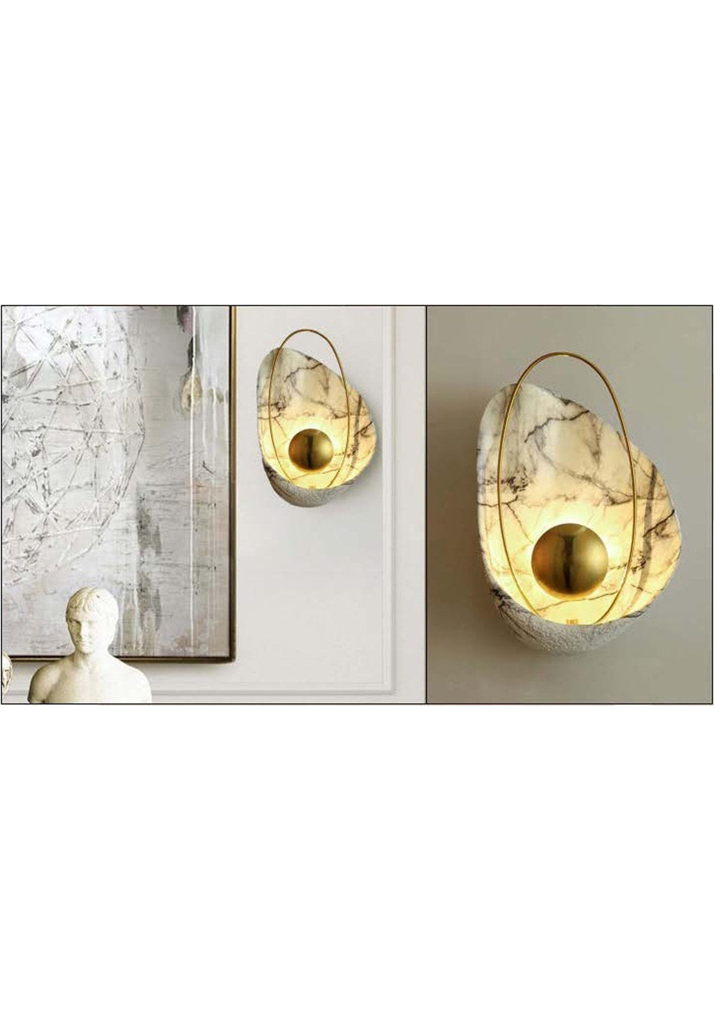 Beyond Lights - Marble Wall Lamp- GL